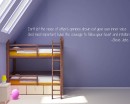 Don't Let Quotes Wall  Art Stickers